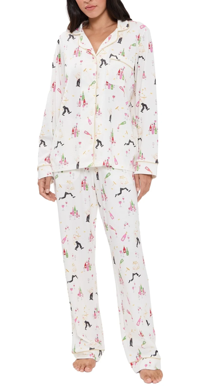 Classic Stretch Jersey Pajama Set Classic Stretch Jersey Pajama Set