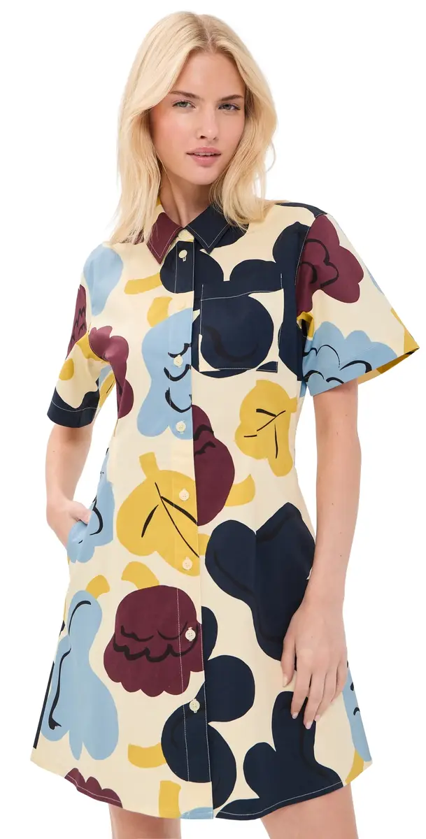 Marimekko Seikkailu Kukasta Kukkaan Mini Dress | Image 1 Marimekko Seikkailu Kukasta Kukkaan Mini Dress | Image 1