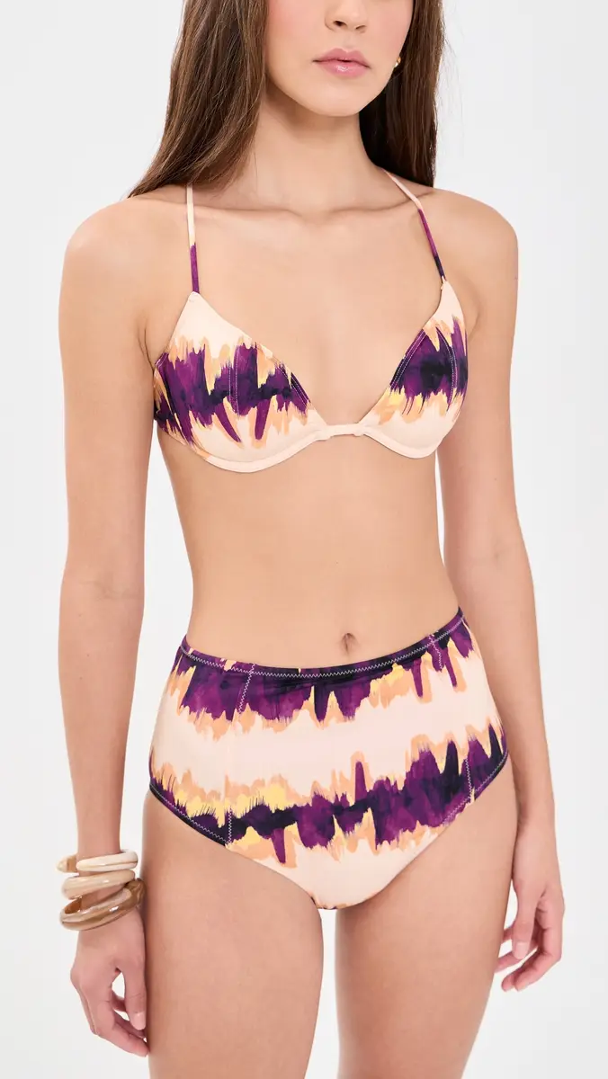 Ulla Johnson Zahara High Waisted Bikini Bottoms | Thumbnail 4