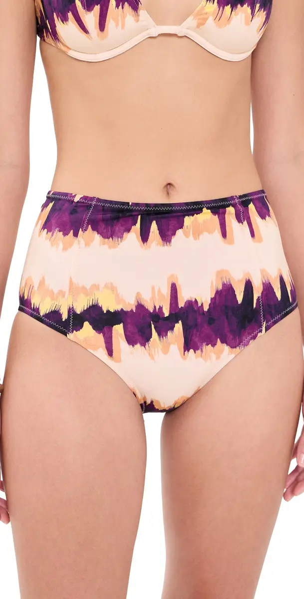 Ulla Johnson Zahara High Waisted Bikini Bottoms Quarry M | Image 1 Ulla Johnson Zahara High Waisted Bikini Bottoms Quarry M | Image 1