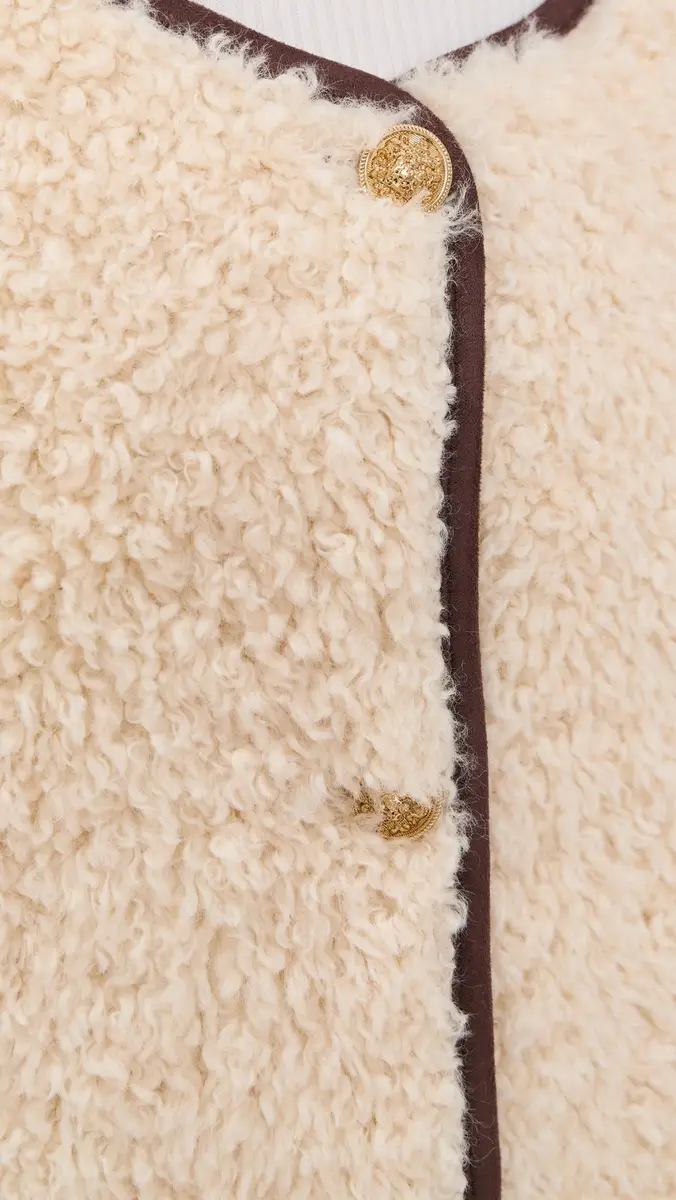 Alice + Olivia Alma Long Faux Suede Teddy Coat | Thumbnail 6 Alice + Olivia Alma Long Faux Suede Teddy Coat | Thumbnail 6