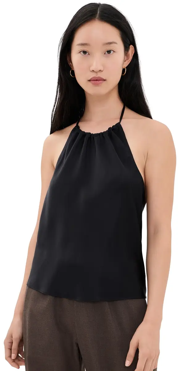 DONNI. The ilk Halter Top Jet | Image 1 DONNI. The ilk Halter Top Jet | Image 1