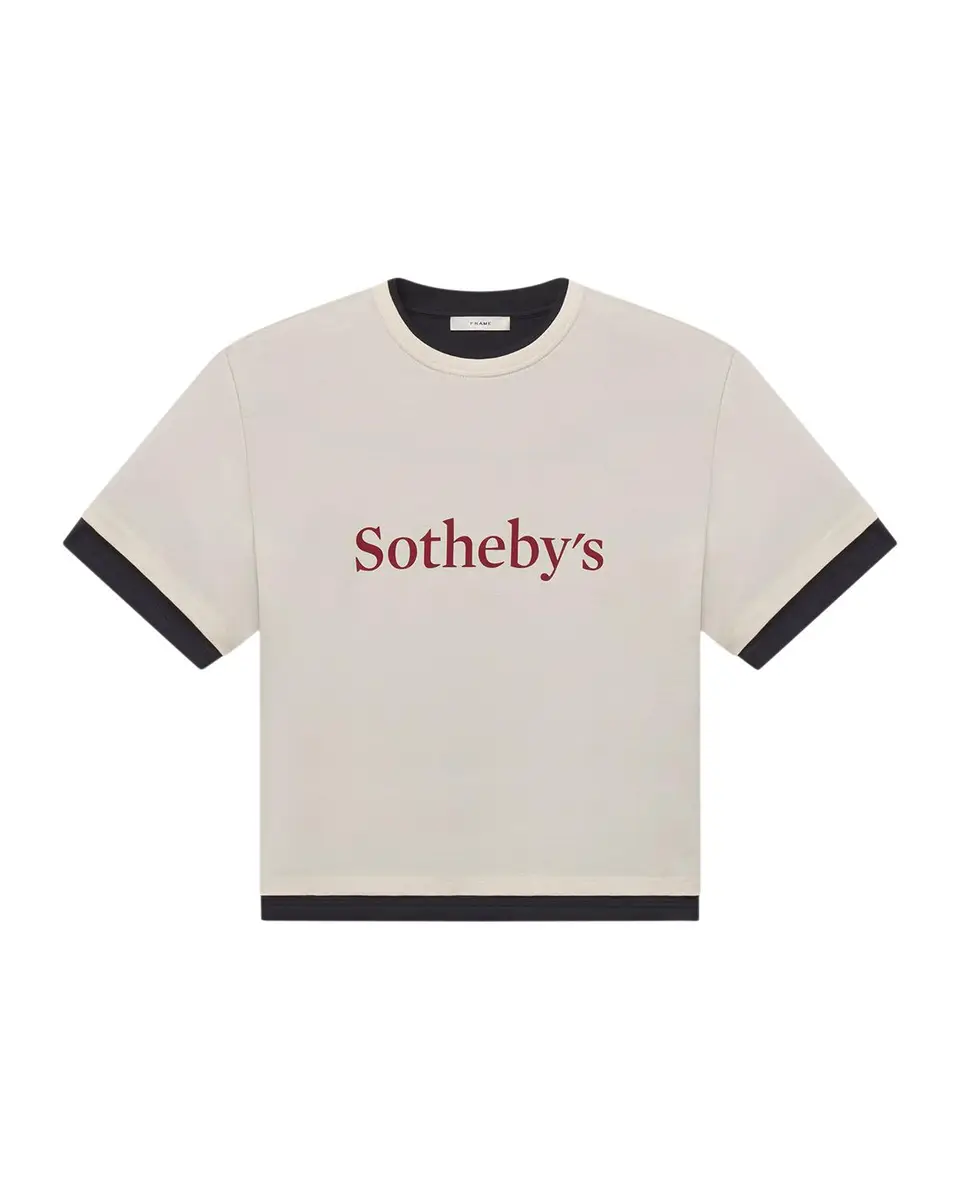 Frame x Sotheby's Ringer Baby T-Shirt | Thumbnail 3 Frame x Sotheby's Ringer Baby T-Shirt | Thumbnail 3