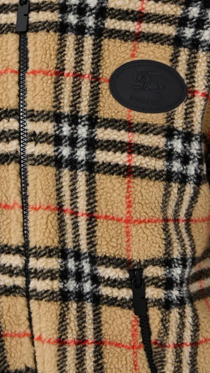 Burberry Fiona Fleece Cropped Jacket | Thumbnail 6 Burberry Fiona Fleece Cropped Jacket | Thumbnail 6