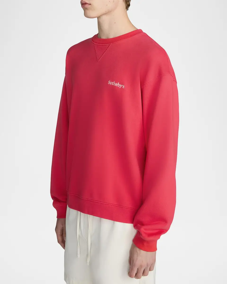 Frame x Sotheby's Cotton Crewneck Sweatshirt | Thumbnail 6 Frame x Sotheby's Cotton Crewneck Sweatshirt | Thumbnail 6