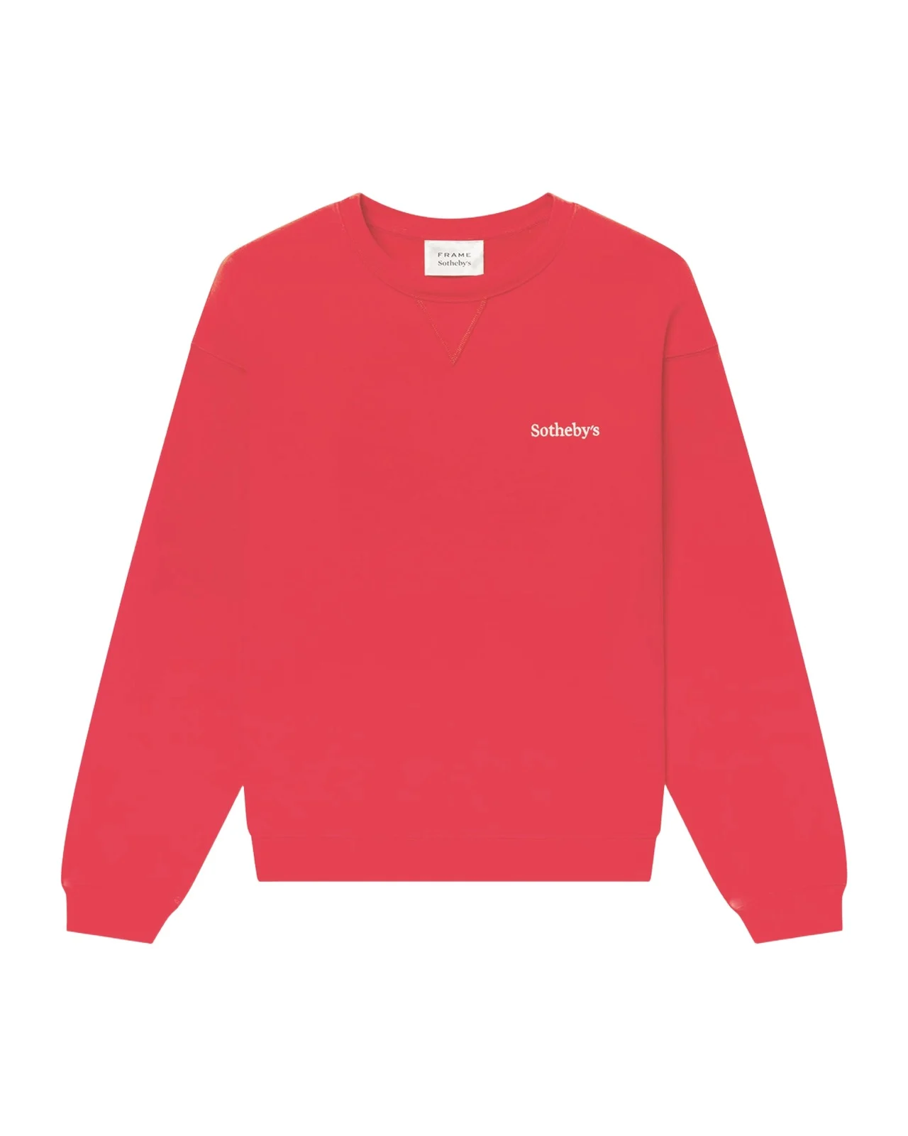 Frame x Sotheby's Cotton Crewneck Sweatshirt