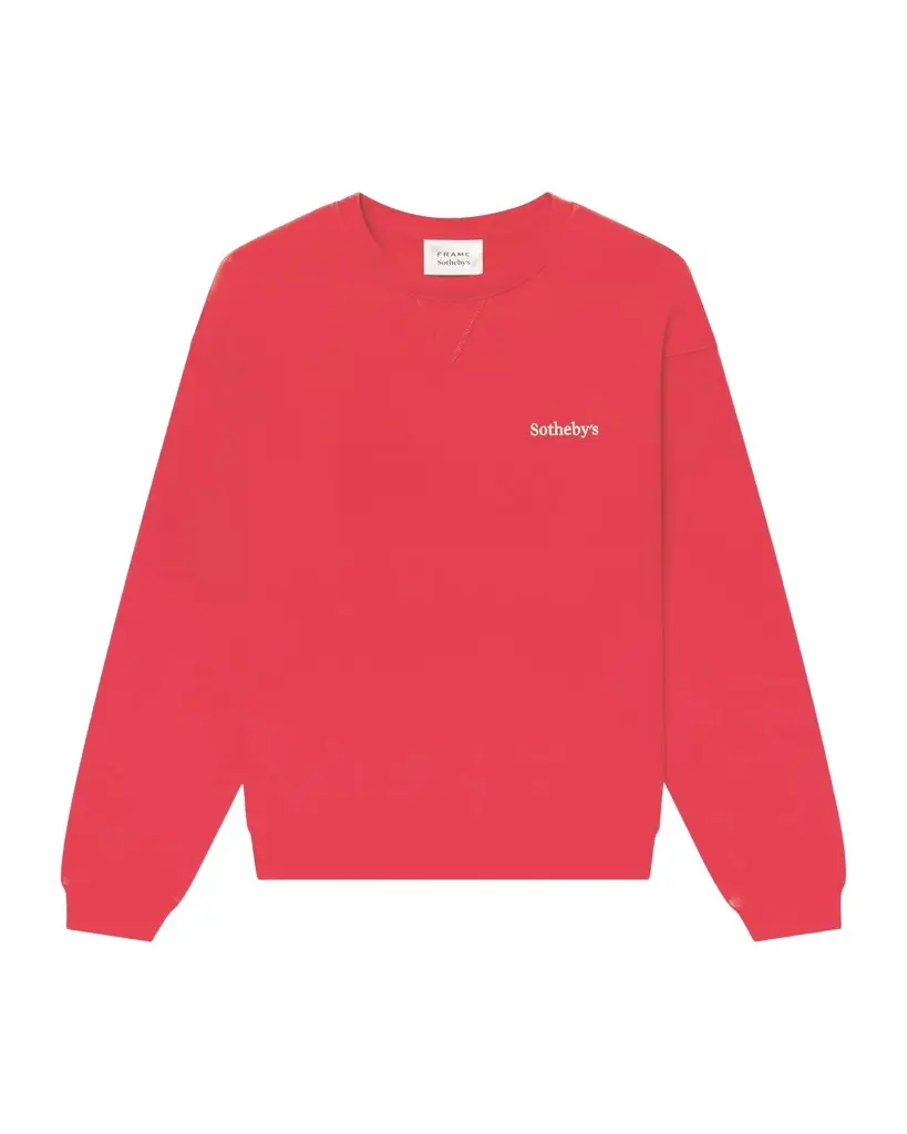 Frame x Sotheby's Cotton Crewneck Sweatshirt | Image 1 Frame x Sotheby's Cotton Crewneck Sweatshirt | Image 1