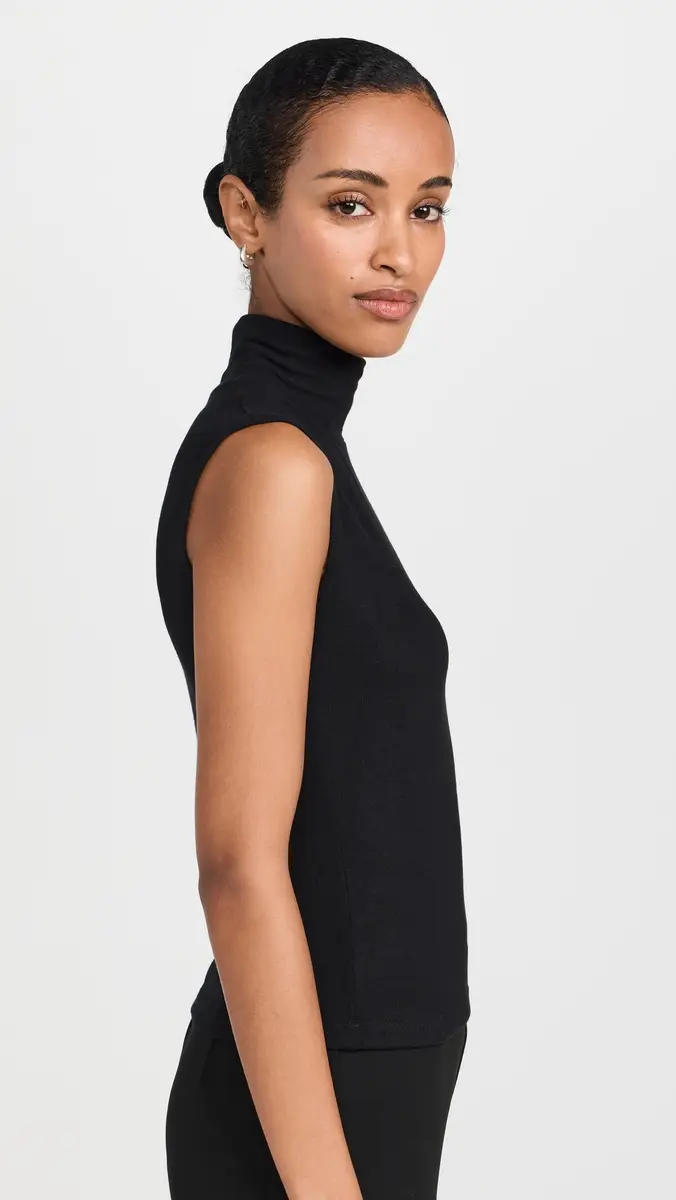 LESET Lauren Sleeveless Turtleneck | Thumbnail 4 LESET Lauren Sleeveless Turtleneck | Thumbnail 4