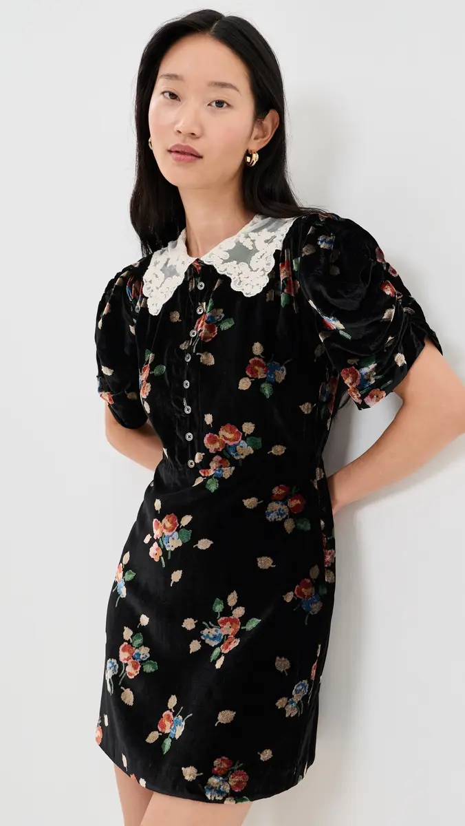 Sea Leda Velvet Mini Dress | Thumbnail 2 Sea Leda Velvet Mini Dress | Thumbnail 2