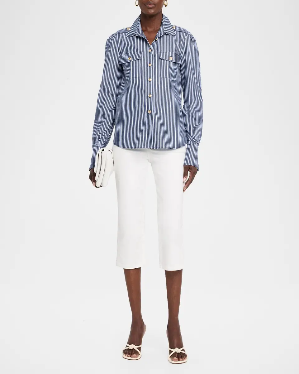 Generation Love Allure Striped Poplin Shirt | Thumbnail 2 Generation Love Allure Striped Poplin Shirt | Thumbnail 2