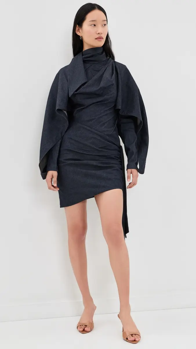 Zimmermann Valiant Draped Denim Mini Dress | Thumbnail 2 Zimmermann Valiant Draped Denim Mini Dress | Thumbnail 2