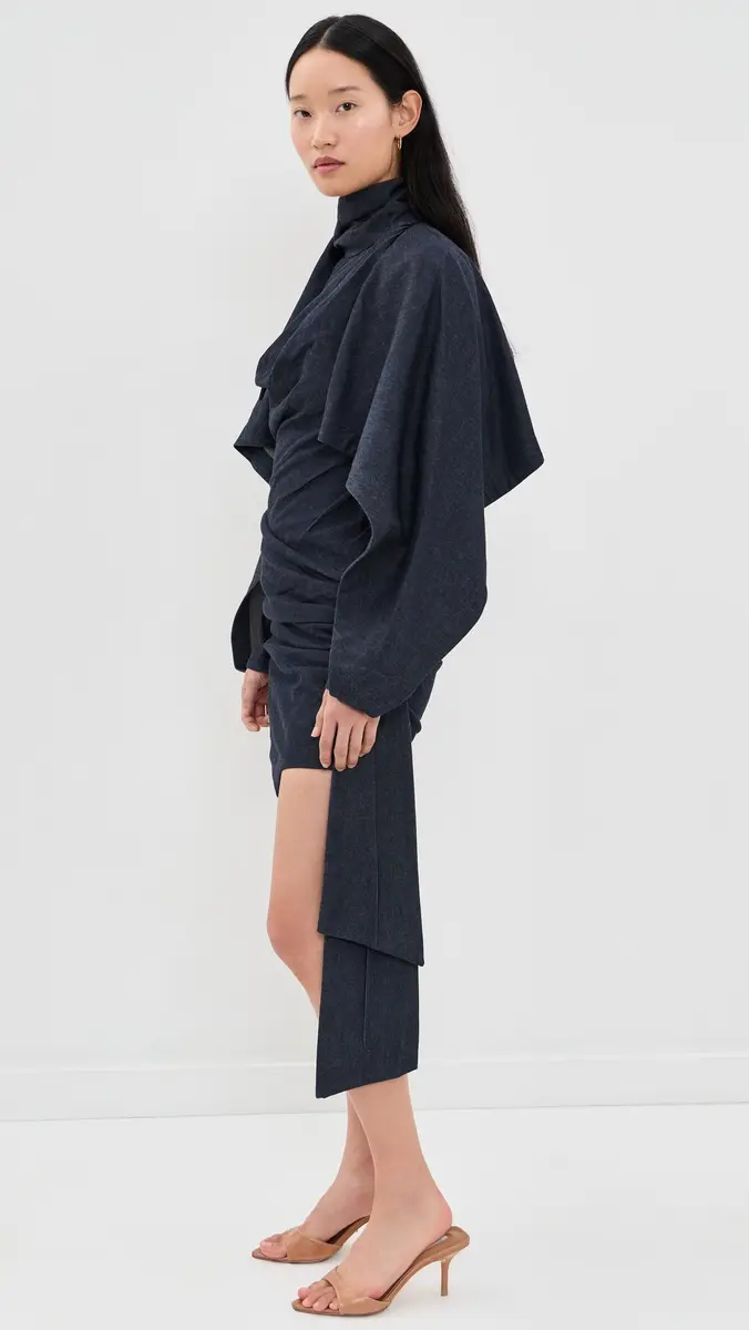 Zimmermann Valiant Draped Denim Mini Dress | Thumbnail 4 Zimmermann Valiant Draped Denim Mini Dress | Thumbnail 4