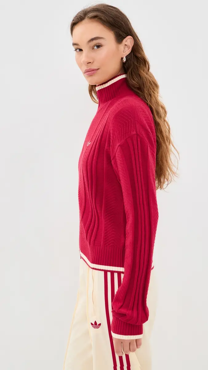 Adidas Knit Firebird Track Top | Thumbnail 4 Adidas Knit Firebird Track Top | Thumbnail 4
