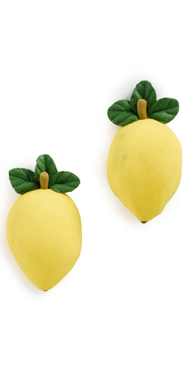 Jennifer Behr Citron Earrings Lemon One Size | Image 1 Jennifer Behr Citron Earrings Lemon One Size | Image 1