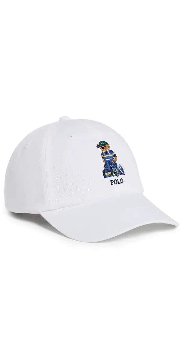 Polo Ralph Lauren x US Open Bear Hat Ceramic White One Size | Image 1 Polo Ralph Lauren x US Open Bear Hat Ceramic White One Size | Image 1