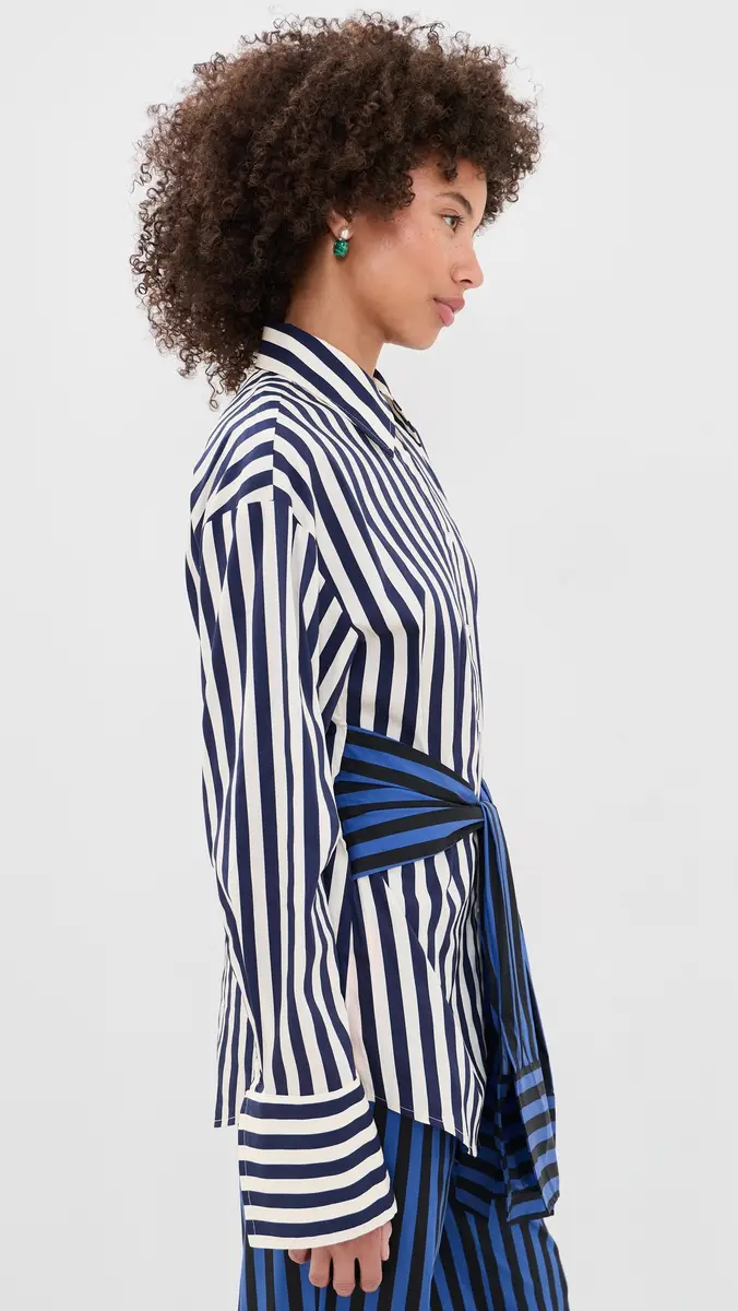 SIMONMILLER Inna Poplin Button Down Shirt | Thumbnail 4