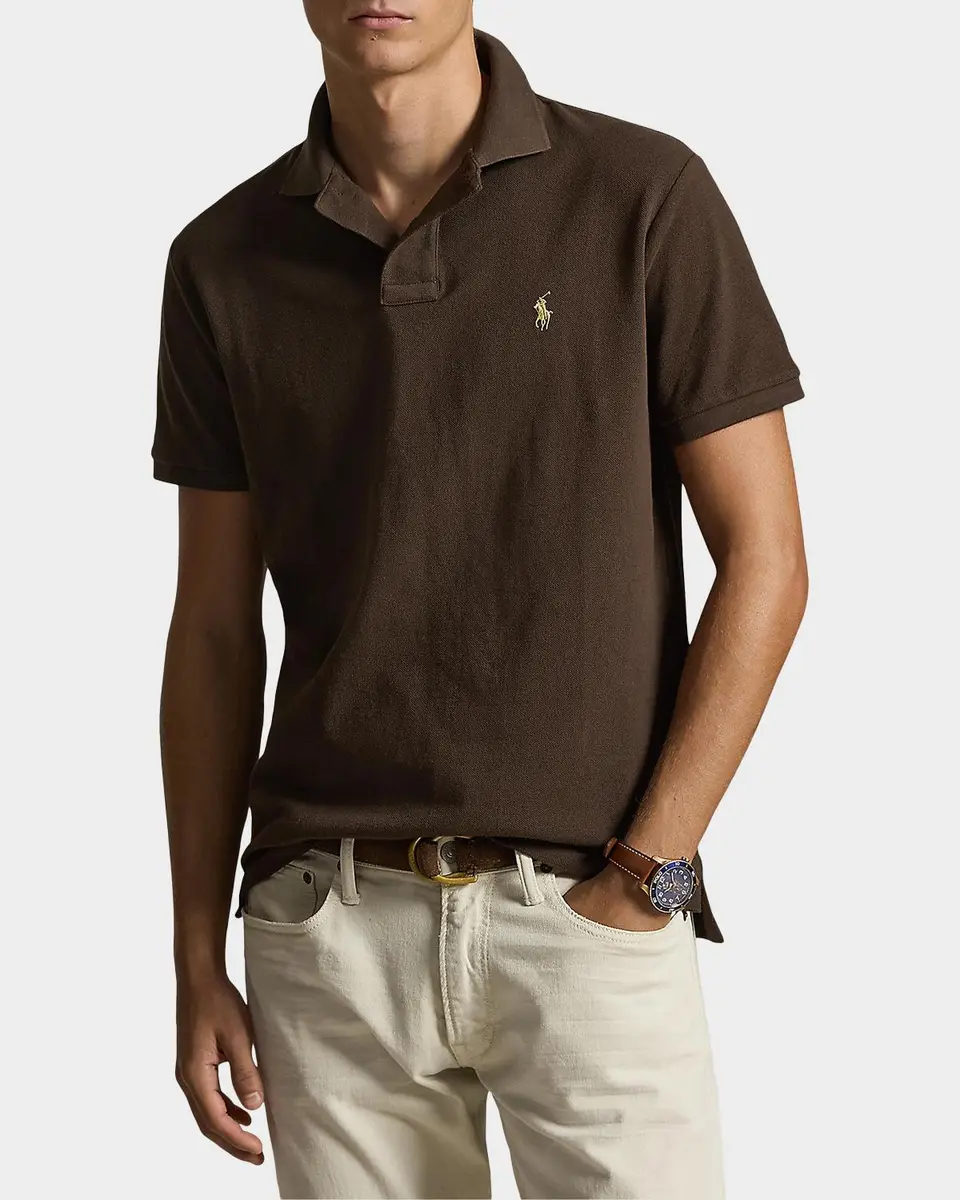 Polo Ralph Lauren Men's The Iconic Mesh Polo Shirt | Thumbnail 4 Polo Ralph Lauren Men's The Iconic Mesh Polo Shirt | Thumbnail 4
