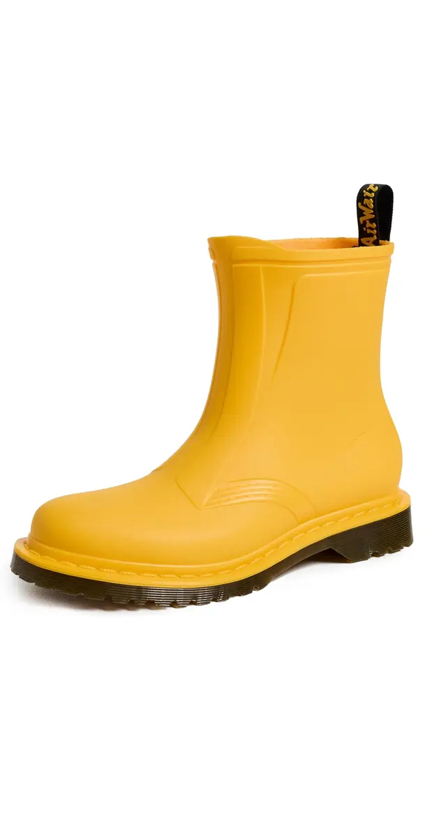 Dr. Martens 140 Pull On Rain Boots DMs Yellow | Image 1 Dr. Martens 140 Pull On Rain Boots DMs Yellow | Image 1