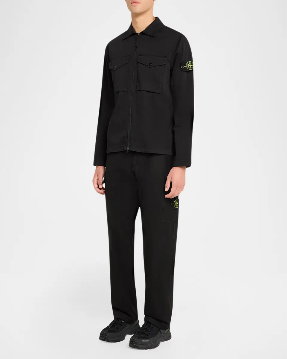 Stone Island Men's Full-Zip Overshirt | Thumbnail 2 Stone Island Men's Full-Zip Overshirt | Thumbnail 2