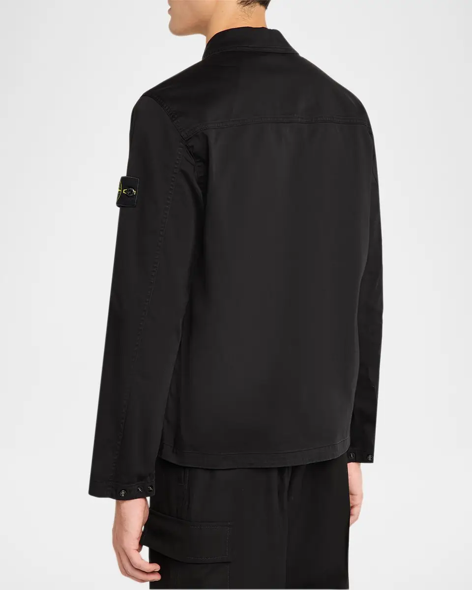 Stone Island Men's Full-Zip Overshirt | Thumbnail 3 Stone Island Men's Full-Zip Overshirt | Thumbnail 3