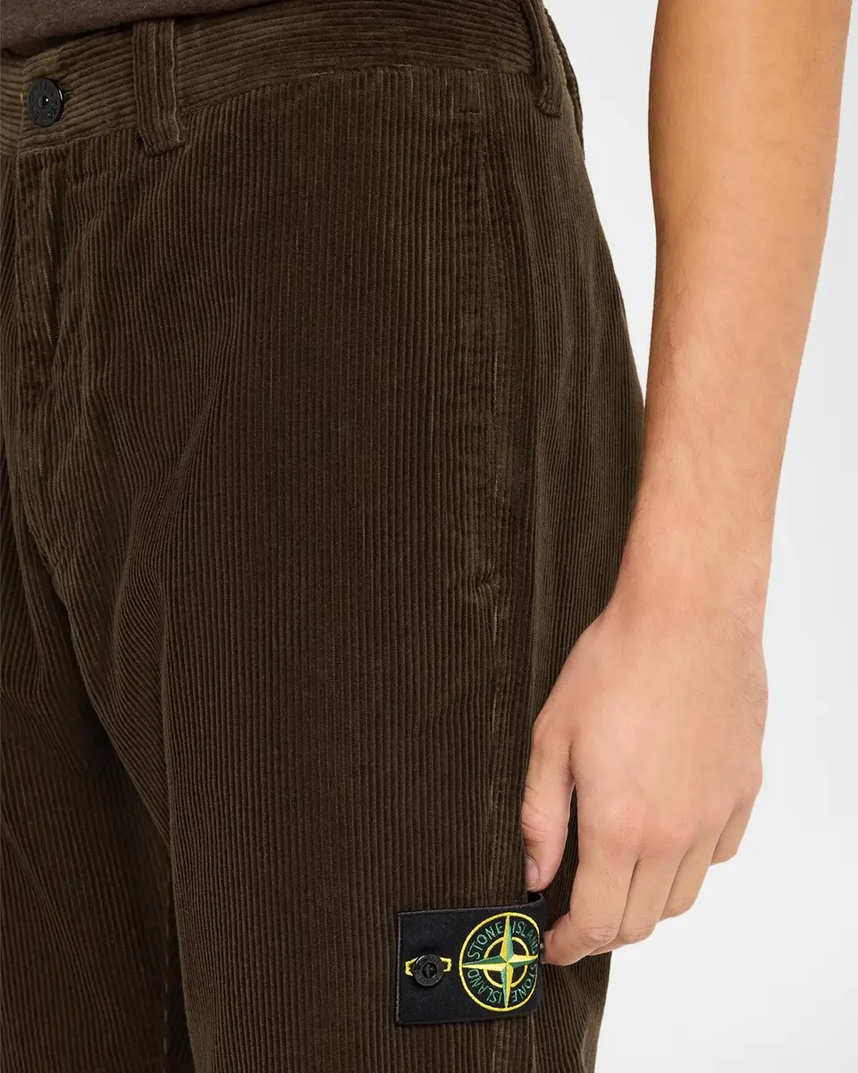 Stone Island Men's Corduroy Layered Pocket Straight-Fit Pants | Thumbnail 5