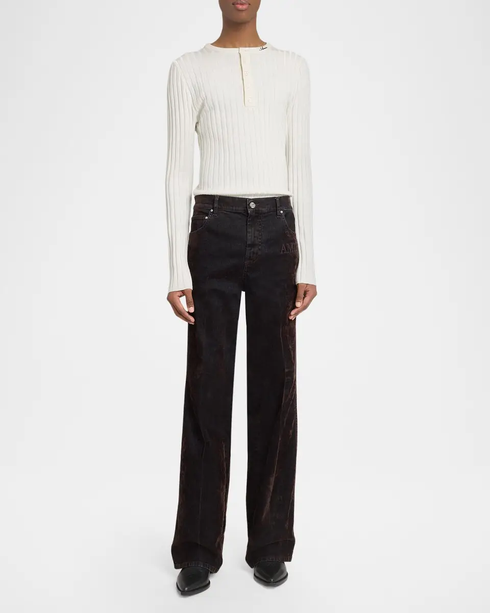 Amiri Men's Flock MA Fit Five-Pocket Pants | Thumbnail 2 Amiri Men's Flock MA Fit Five-Pocket Pants | Thumbnail 2