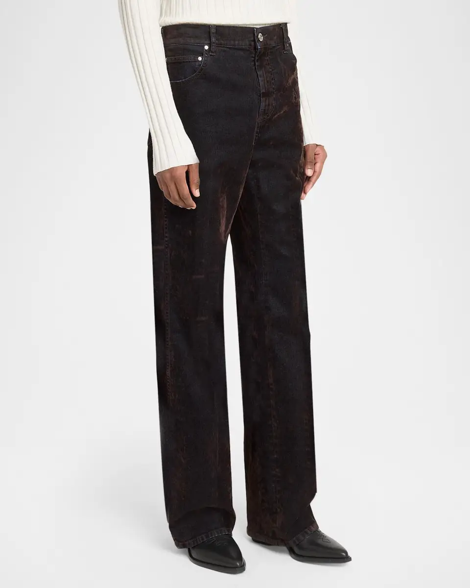 Amiri Men's Flock MA Fit Five-Pocket Pants | Thumbnail 4 Amiri Men's Flock MA Fit Five-Pocket Pants | Thumbnail 4