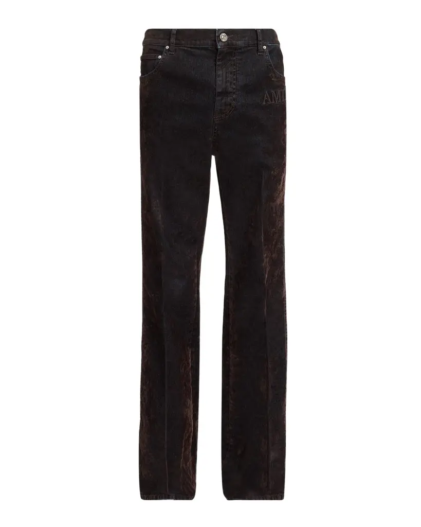 Amiri Men's Flock MA Fit Five-Pocket Pants | Image 1 Amiri Men's Flock MA Fit Five-Pocket Pants | Image 1