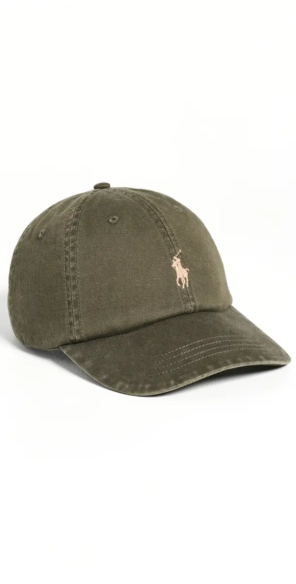 Polo Ralph Lauren Chino Sport Cap Company Olive One Size | Image 1 Polo Ralph Lauren Chino Sport Cap Company Olive One Size | Image 1