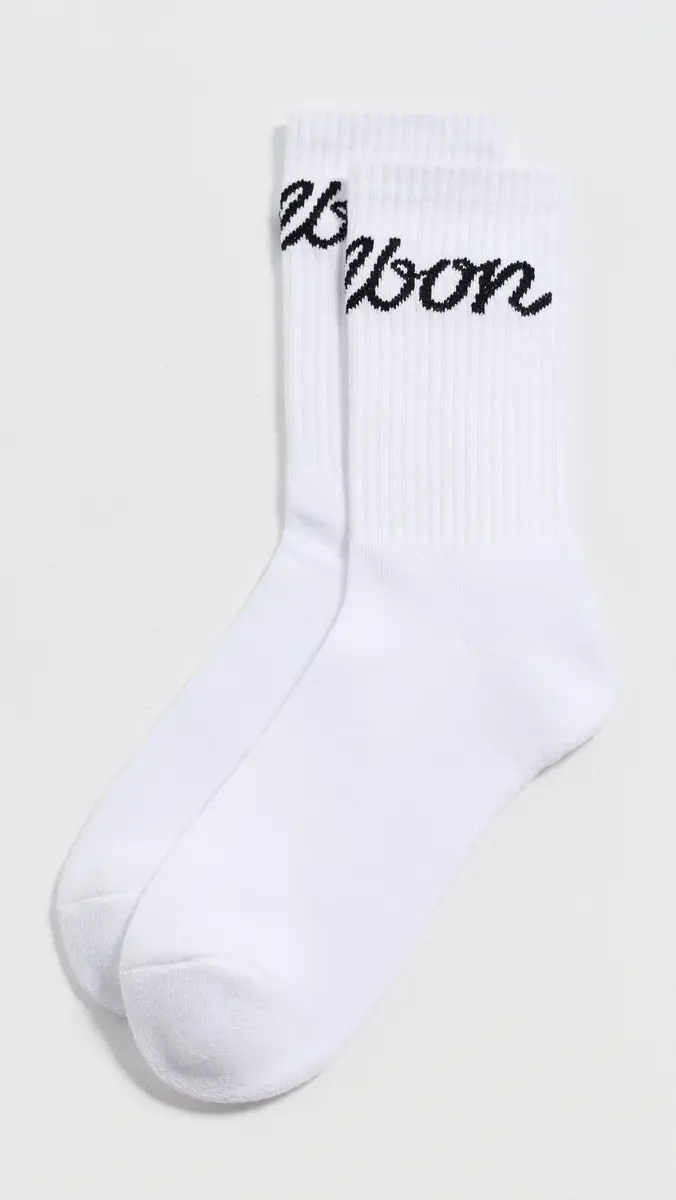 Malbon Bon Script Crew Socks | Thumbnail 2 Malbon Bon Script Crew Socks | Thumbnail 2