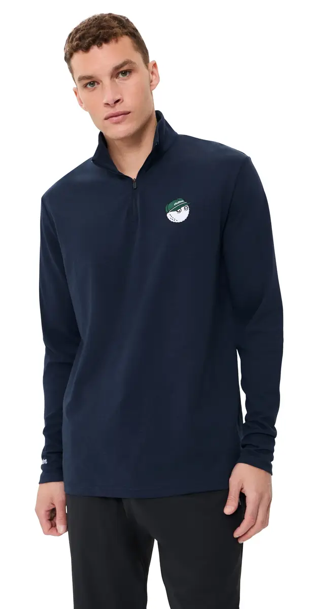 Malbon Flyer Mid Layer Jacket Navy | Image 1 Malbon Flyer Mid Layer Jacket Navy | Image 1
