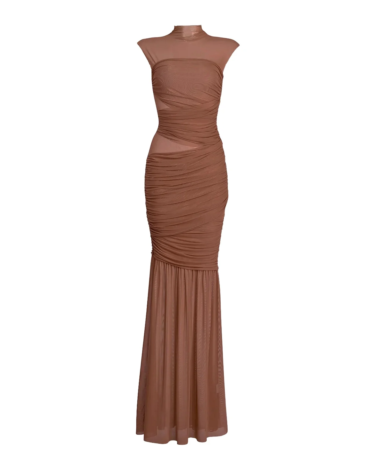 Rosie Mock-Neck Mesh Dress Rosie Mock-Neck Mesh Dress