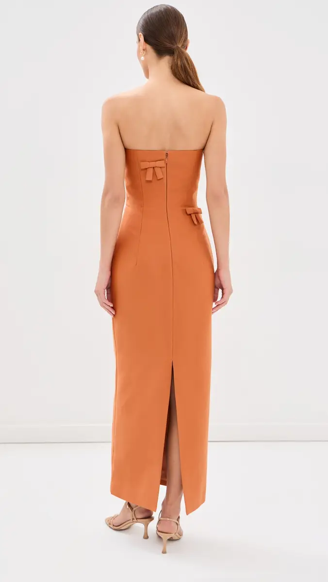LEO LIN Rayna Bow Bustier Maxi Dress | Thumbnail 3 LEO LIN Rayna Bow Bustier Maxi Dress | Thumbnail 3