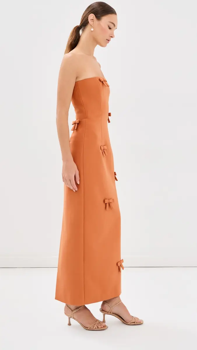 LEO LIN Rayna Bow Bustier Maxi Dress | Thumbnail 4 LEO LIN Rayna Bow Bustier Maxi Dress | Thumbnail 4