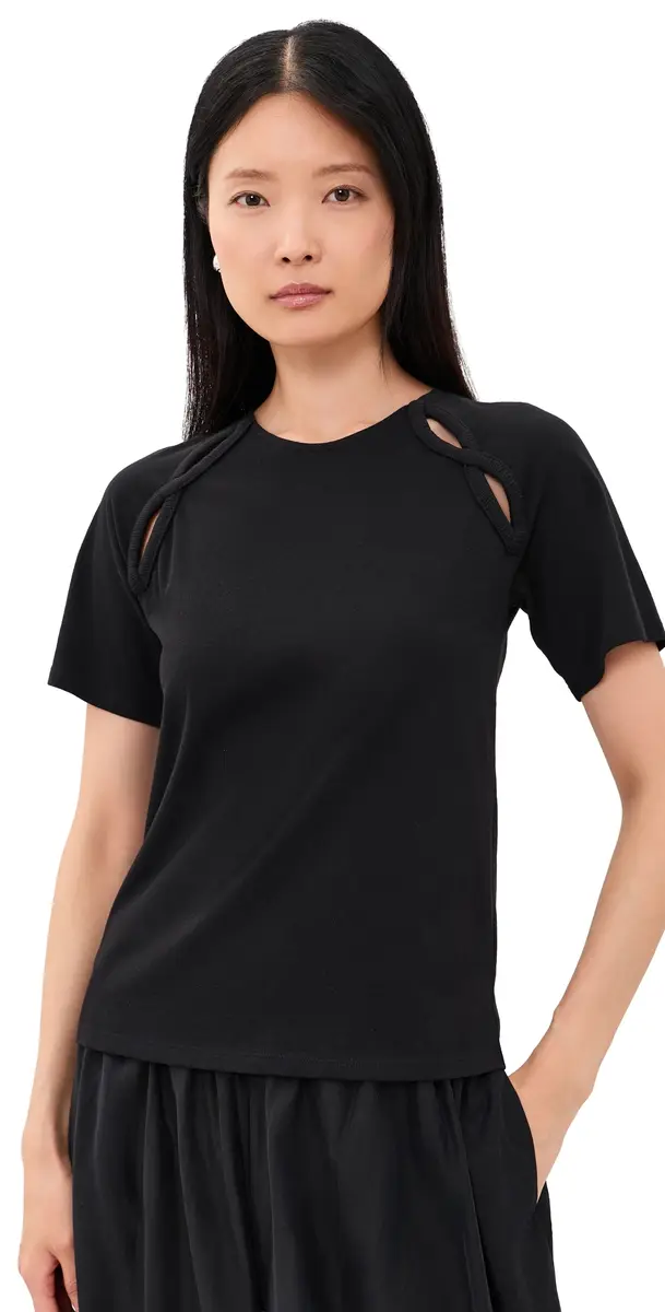 Merlette Solace Jersey Top Black | Image 1 Merlette Solace Jersey Top Black | Image 1