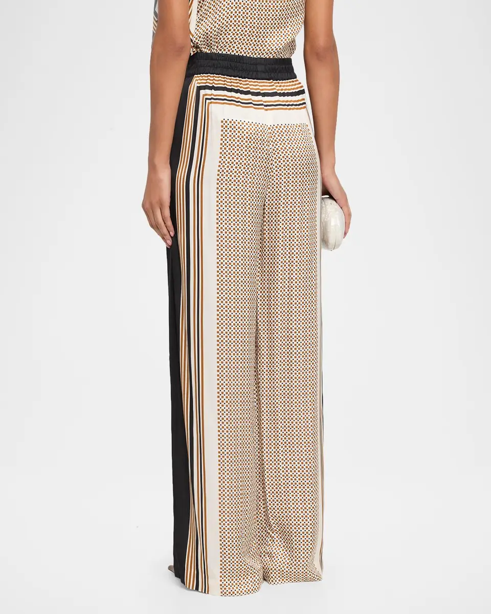 A.L.C. Tyler Printed Satin Pants | Thumbnail 3 A.L.C. Tyler Printed Satin Pants | Thumbnail 3