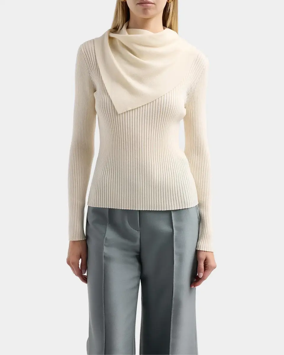Zimmermann Valiant Merino Scarf Sweater | Thumbnail 4