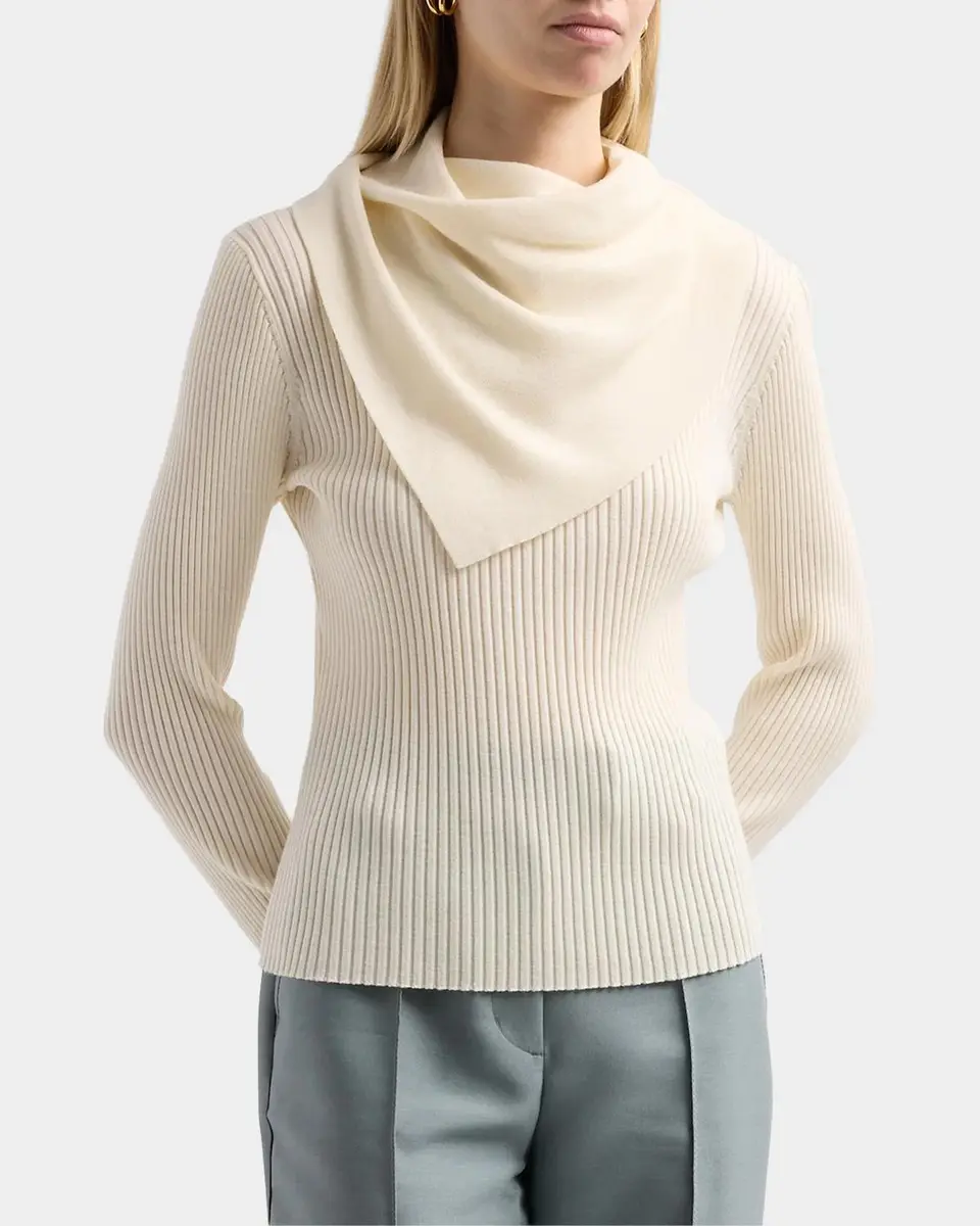 Zimmermann Valiant Merino Scarf Sweater | Thumbnail 5