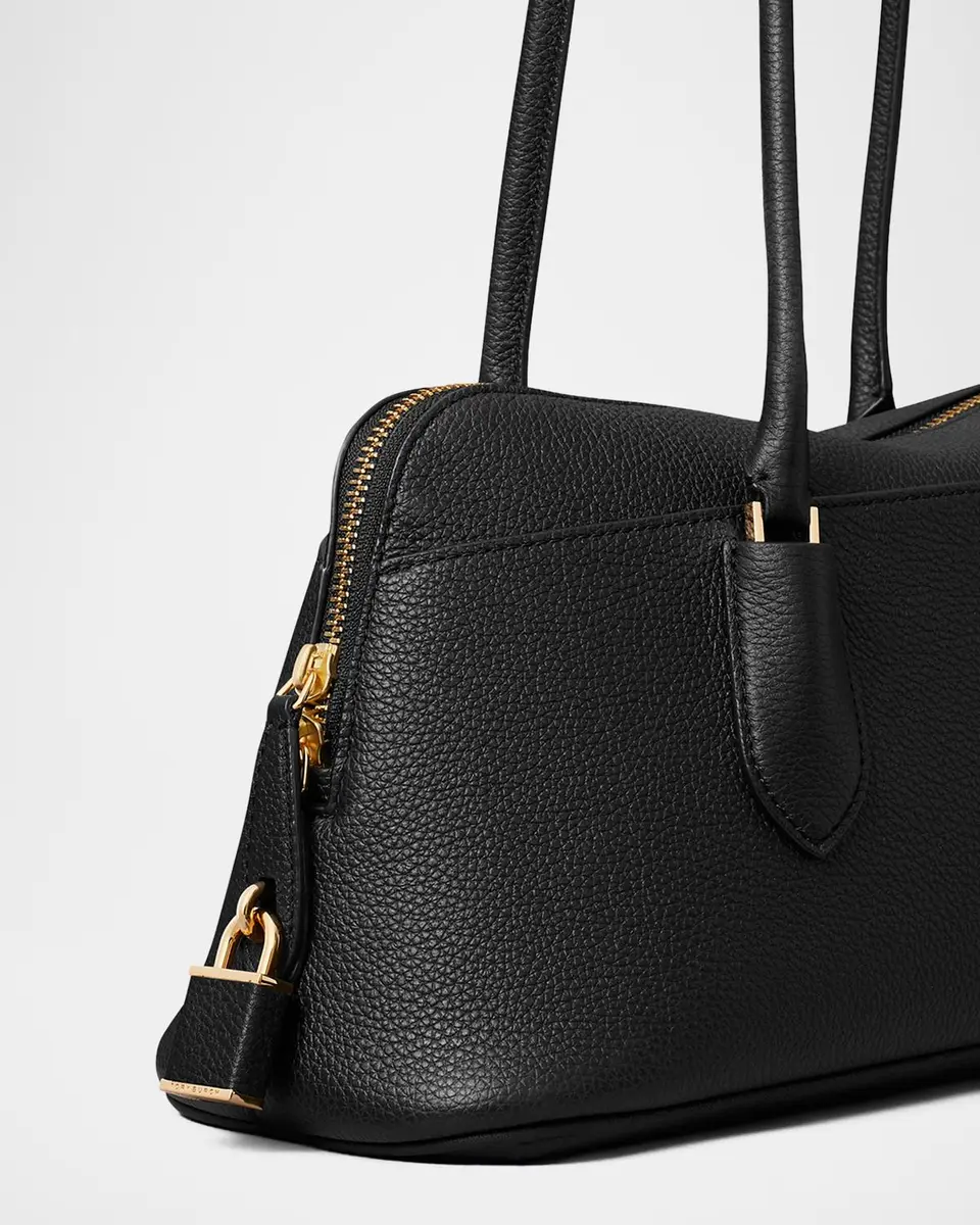 Tory Burch Lock East-West Pebbled Leather Satchel | Thumbnail 4 Tory Burch Lock East-West Pebbled Leather Satchel | Thumbnail 4