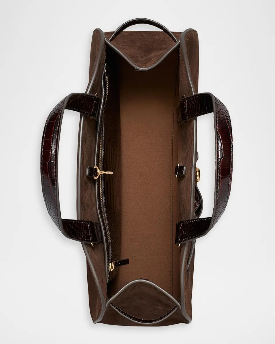 Tory Burch Romy Belted Suede Bauletto | Thumbnail 3 Tory Burch Romy Belted Suede Bauletto | Thumbnail 3