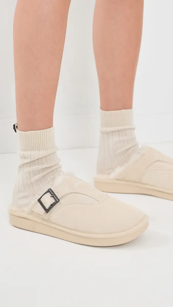 Brunch Amour Suede Shearling Slippers | Thumbnail 3 Brunch Amour Suede Shearling Slippers | Thumbnail 3