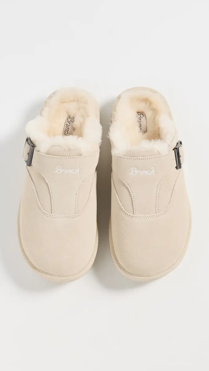Brunch Amour Suede Shearling Slippers | Thumbnail 5 Brunch Amour Suede Shearling Slippers | Thumbnail 5