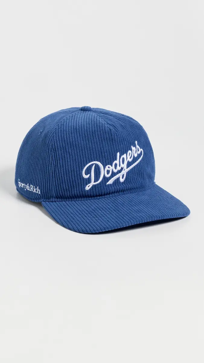 Sporty & Rich Dodgers Corduroy Hat | Thumbnail 2 Sporty & Rich Dodgers Corduroy Hat | Thumbnail 2