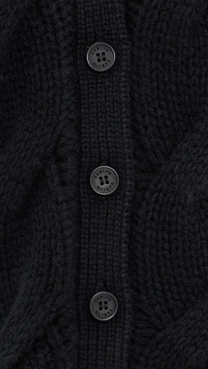 Sablyn Jolie Cropped Cashmere Cable Cardigan | Thumbnail 6 Sablyn Jolie Cropped Cashmere Cable Cardigan | Thumbnail 6