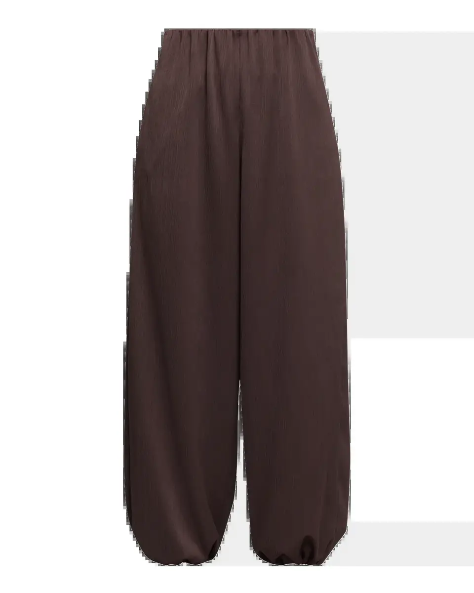 Vince Mid-Rise Plissé Satin Bubble Pants | Thumbnail 2 Vince Mid-Rise Plissé Satin Bubble Pants | Thumbnail 2