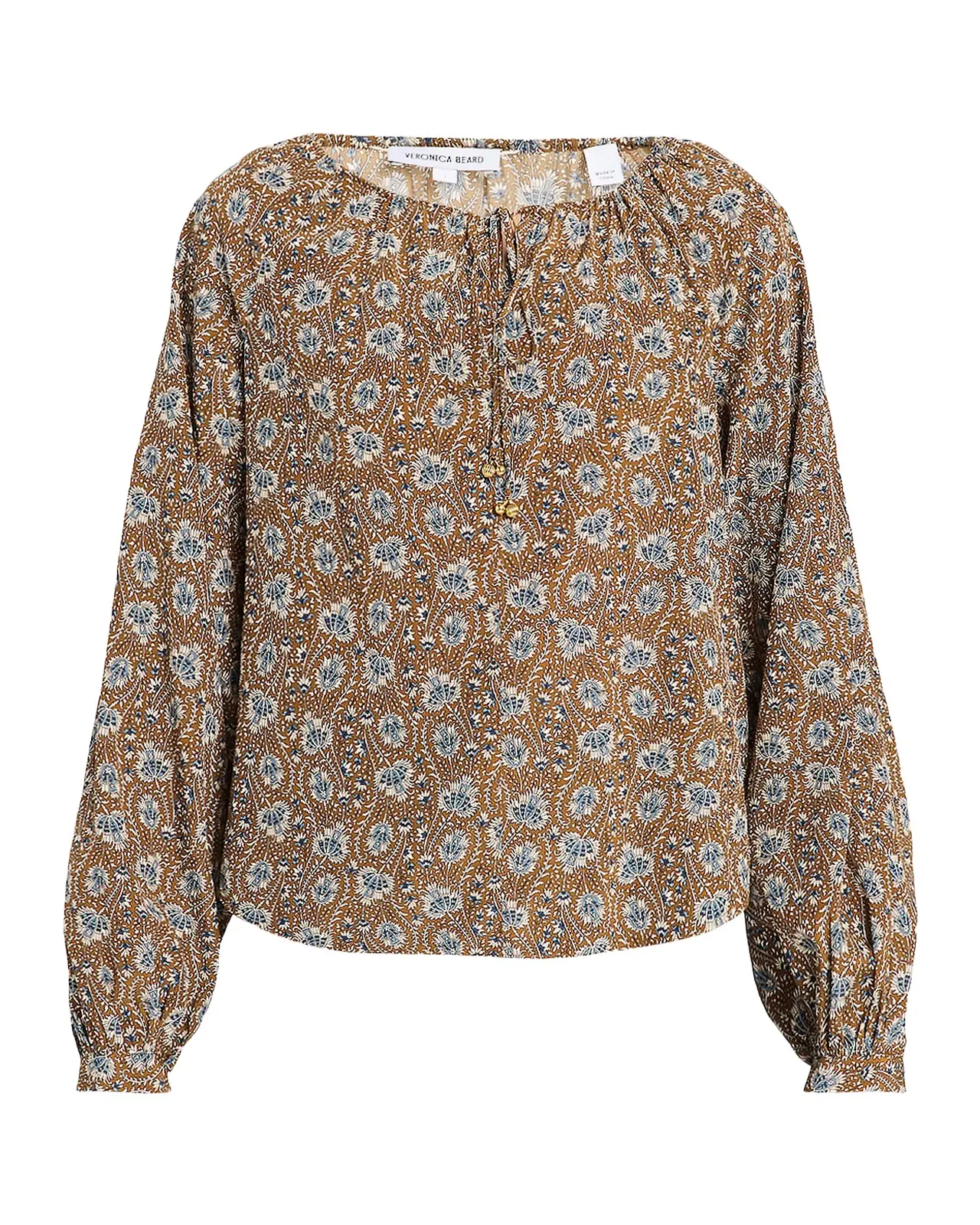 Rhosen Floral Silk-Blend Blouse Rhosen Floral Silk-Blend Blouse