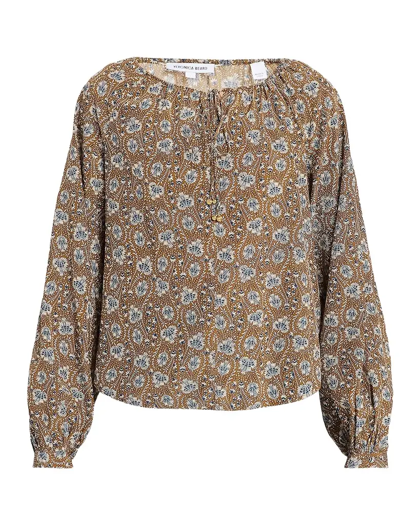 Veronica Beard Rhosen Floral Silk-Blend Blouse | Image 1 Veronica Beard Rhosen Floral Silk-Blend Blouse | Image 1