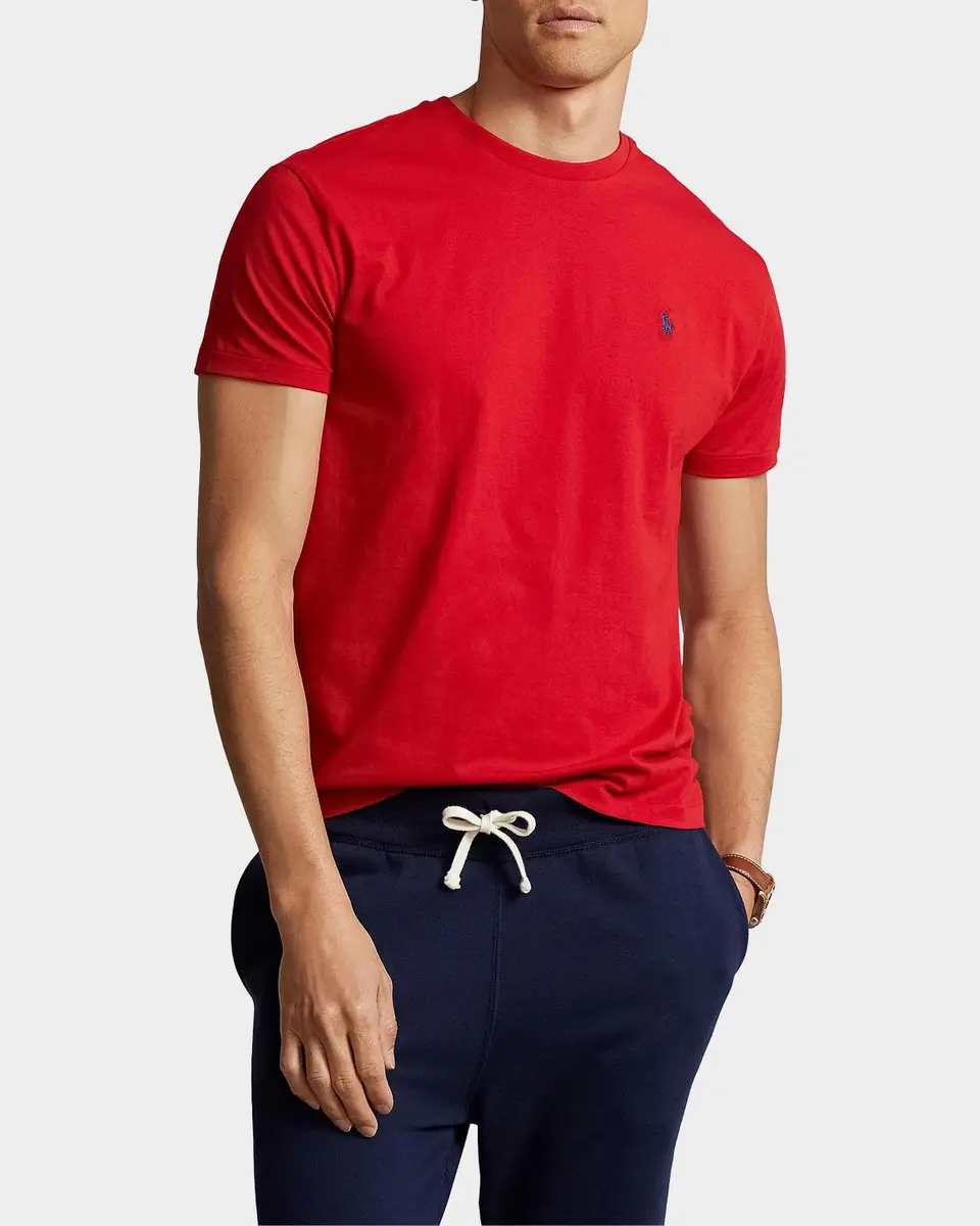 Polo Ralph Lauren Men's Jersey Crewneck Classic-Fit T-Shirt | Thumbnail 4 Polo Ralph Lauren Men's Jersey Crewneck Classic-Fit T-Shirt | Thumbnail 4