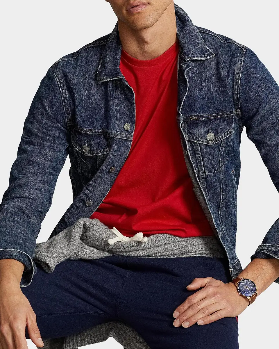 Polo Ralph Lauren Men's Jersey Crewneck Classic-Fit T-Shirt | Thumbnail 6 Polo Ralph Lauren Men's Jersey Crewneck Classic-Fit T-Shirt | Thumbnail 6