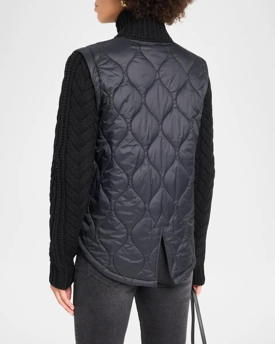 Veronica Beard Patra Quilted Wool-Blend Jacket | Thumbnail 3 Veronica Beard Patra Quilted Wool-Blend Jacket | Thumbnail 3